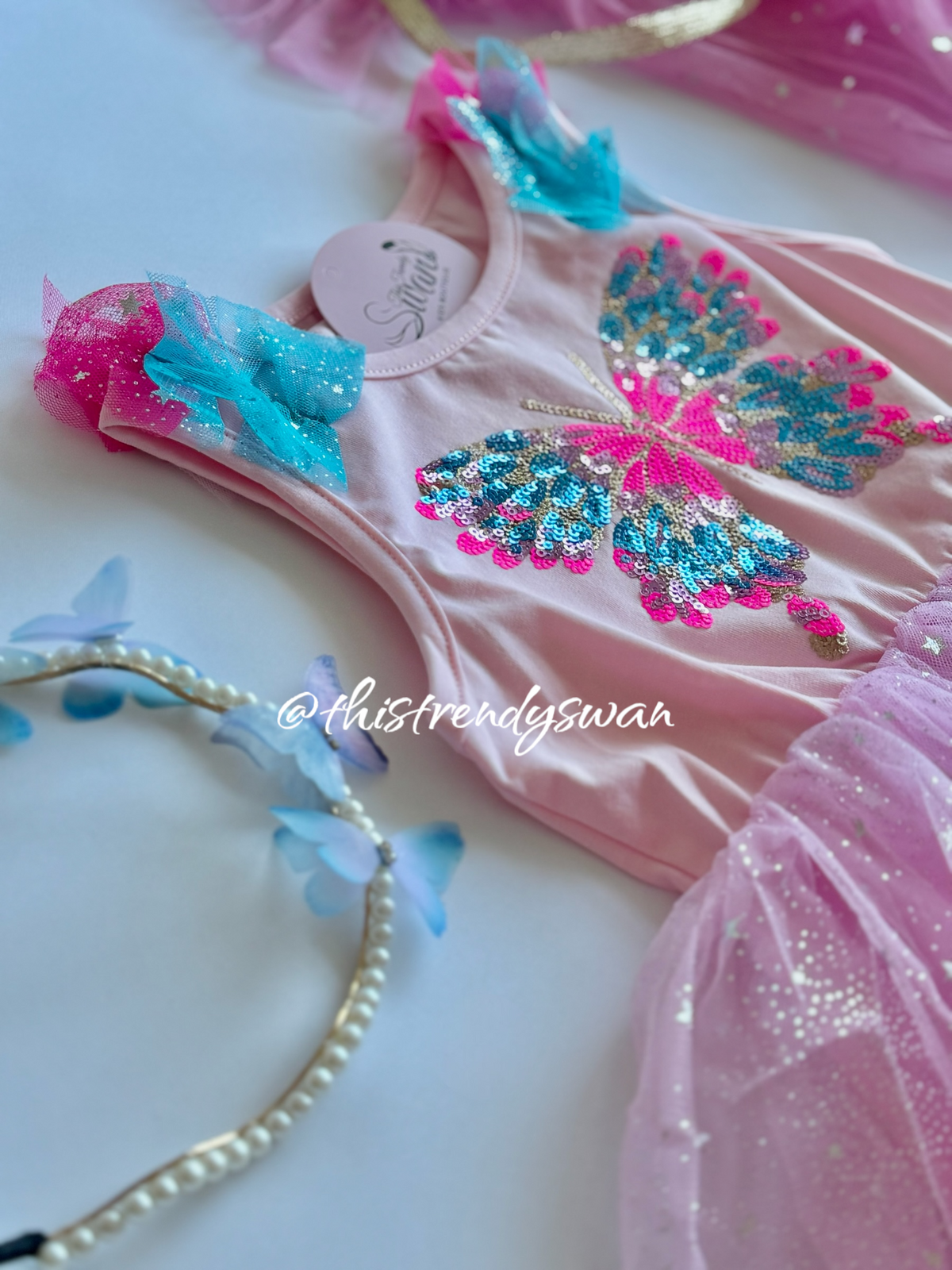 Butterfly Tutu Dress