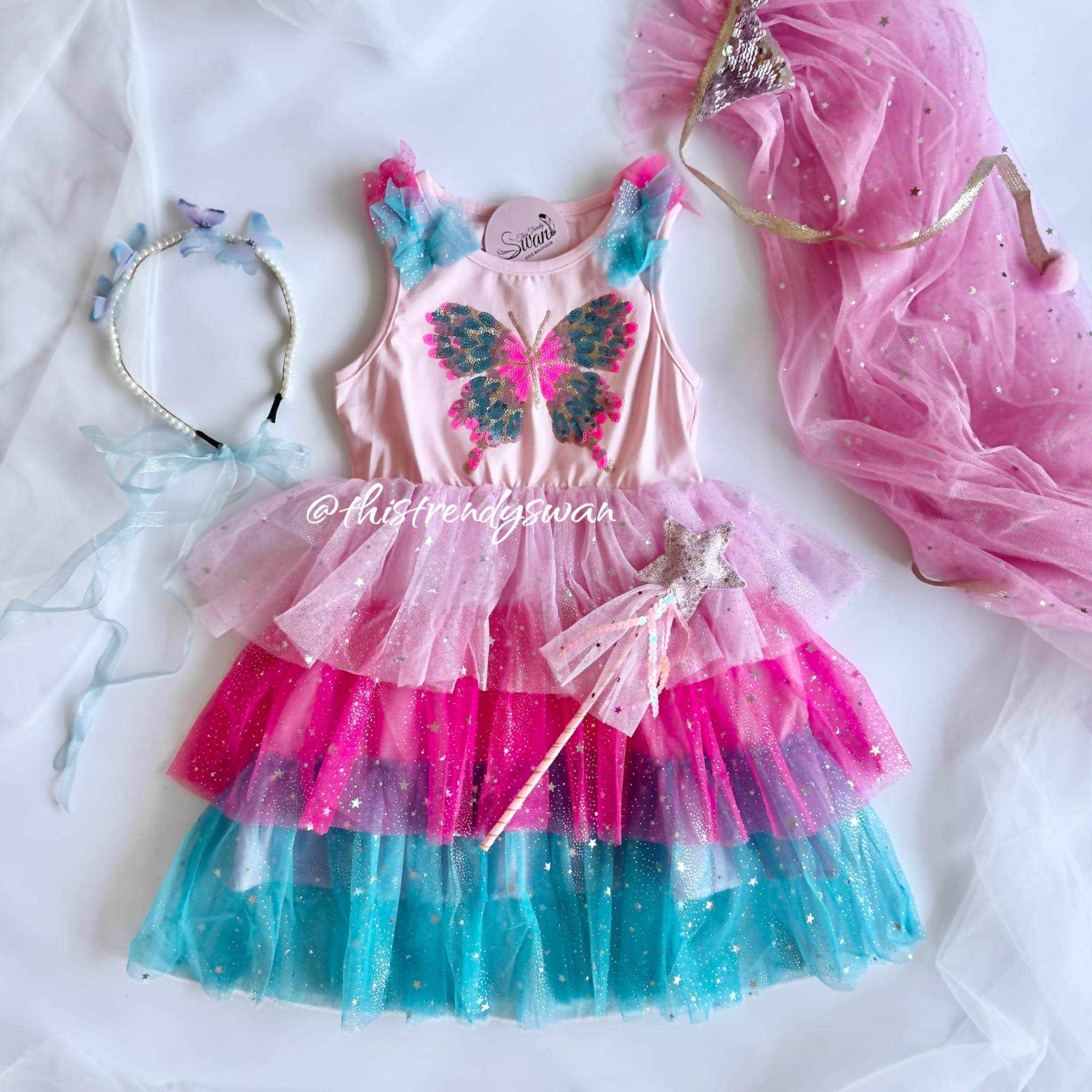 Butterfly Tutu Dress