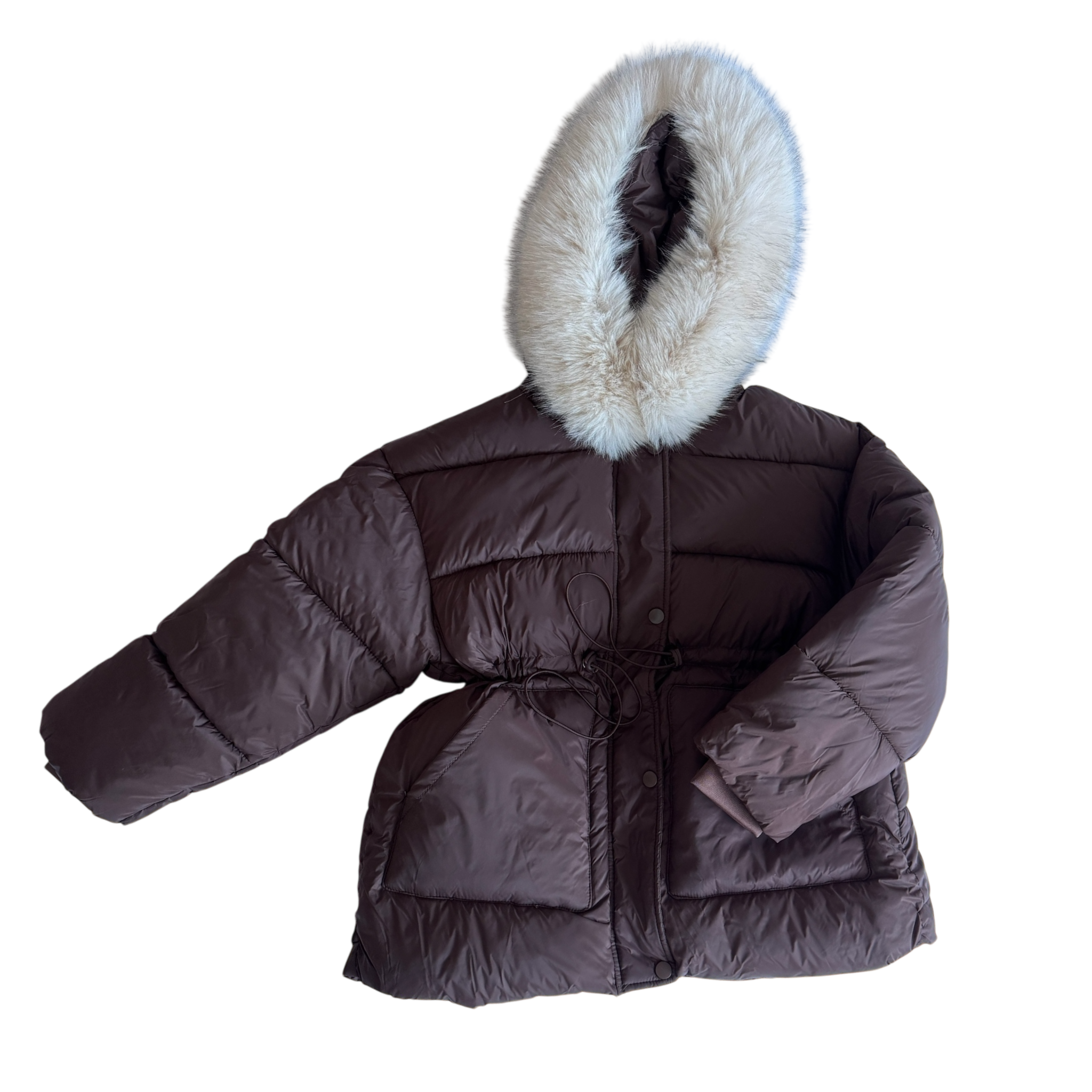 Chocolate Brown Padded Coat