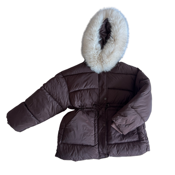 Chocolate Brown Padded Coat