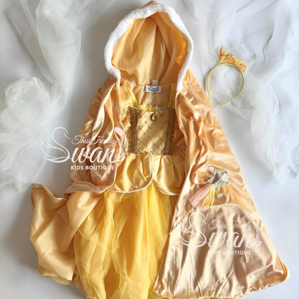 Princess Cape Cloak - Yellow