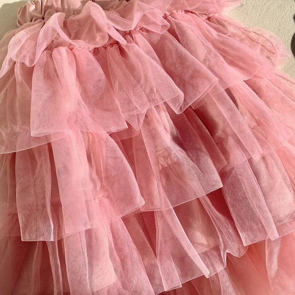 Lydia Tulle Skirt – Pink