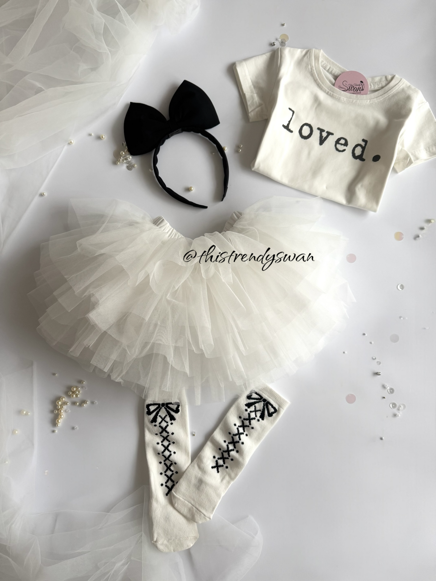 Priscilla Tutu Skirt – White