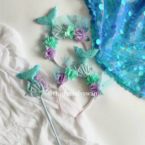 Mermaid Headband & Wand