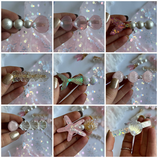 Mermaid hair accessories