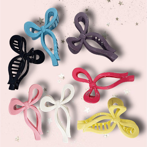 Large Bow Hair Clips