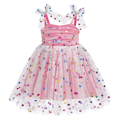 Tulle Dress - Confetti Rose Pink