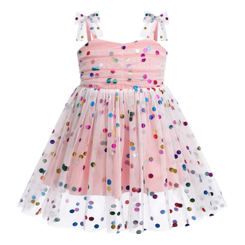 Tulle Dress - Confetti Light Pink