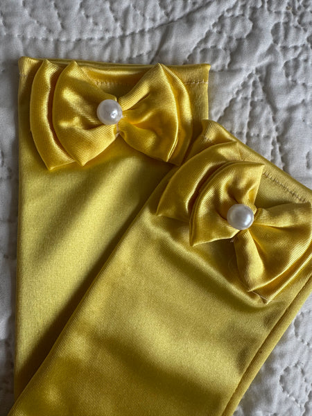 Princess Gloves - Yellow