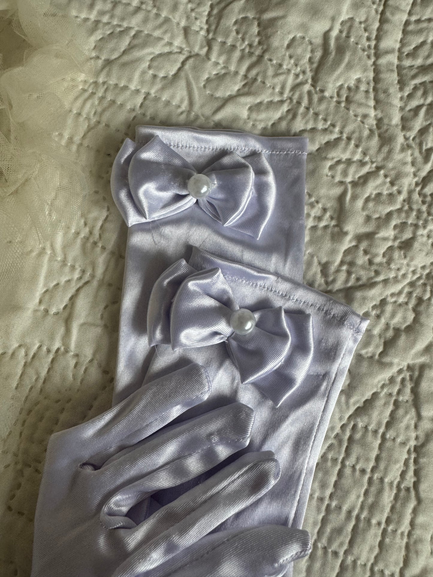 Princess Gloves - White