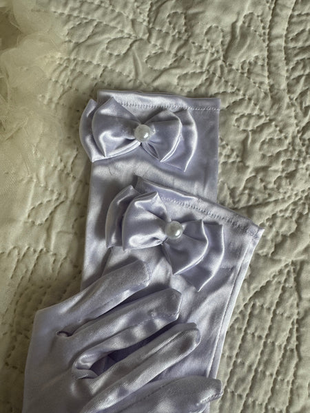 Princess Gloves - White