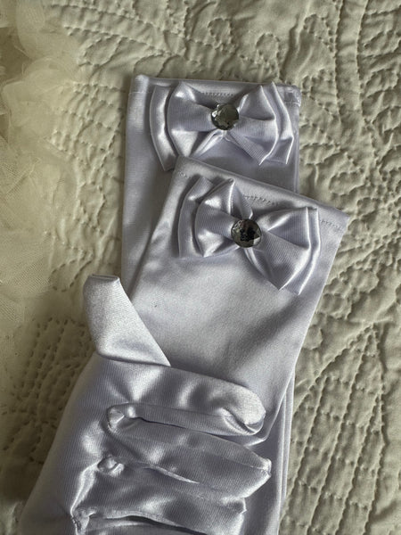 Princess Gloves - White
