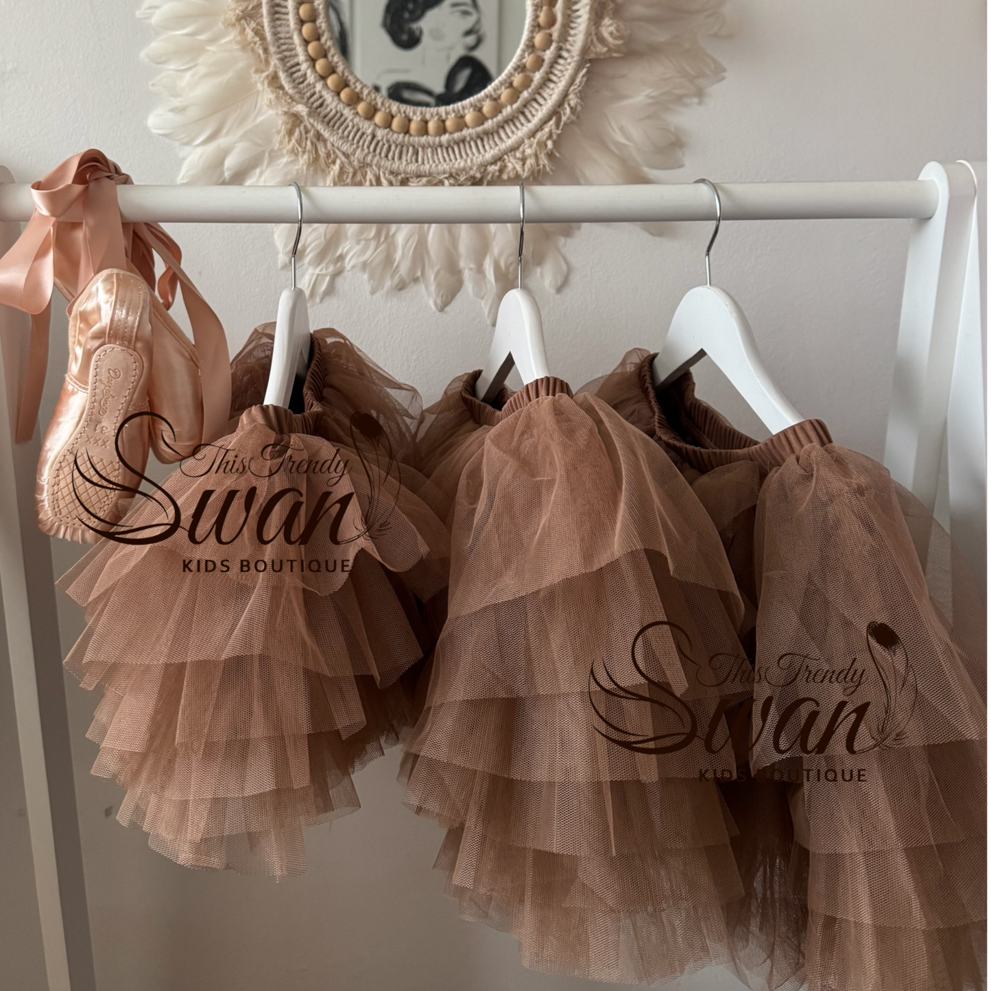 Priscilla Tutu Skirt -Chocolate