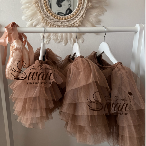 Priscilla Tutu Skirt -Chocolate