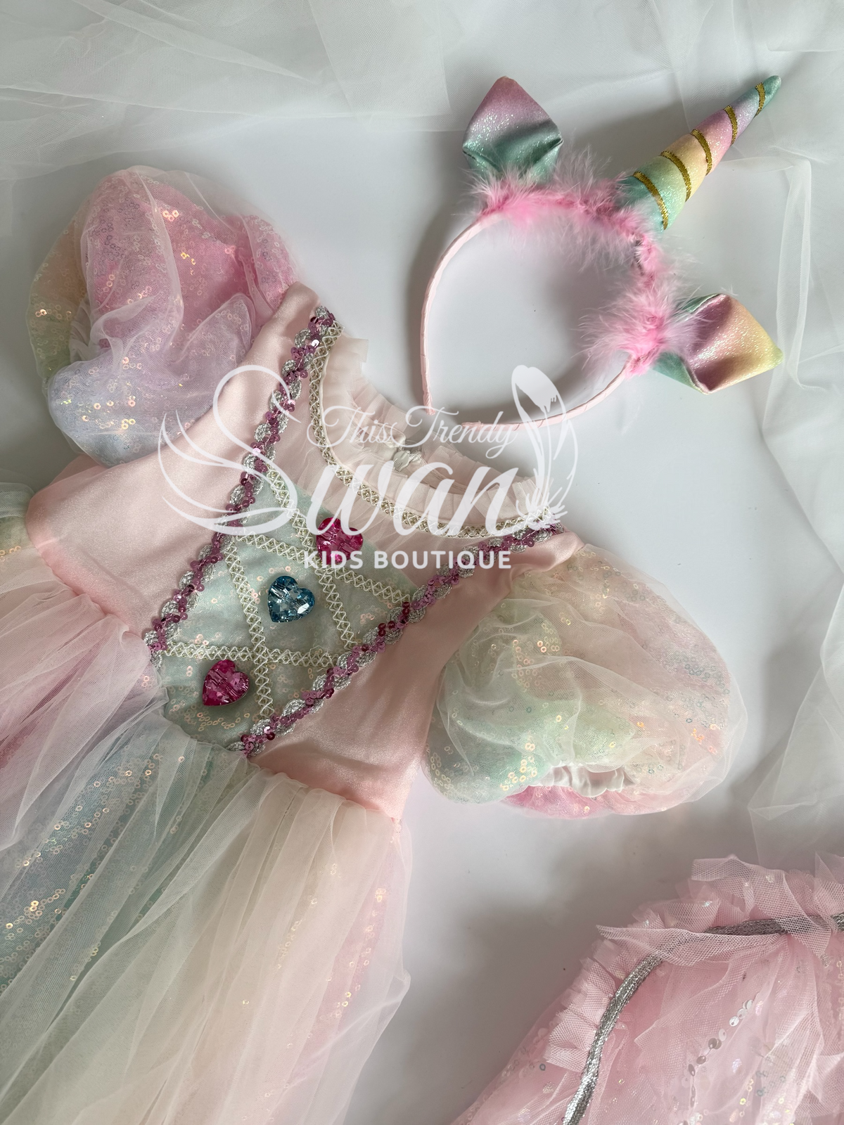 Arona Unicorn Rainbow Dress