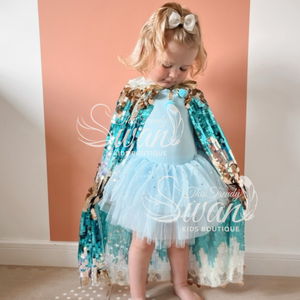 Marilla Cape- Blue