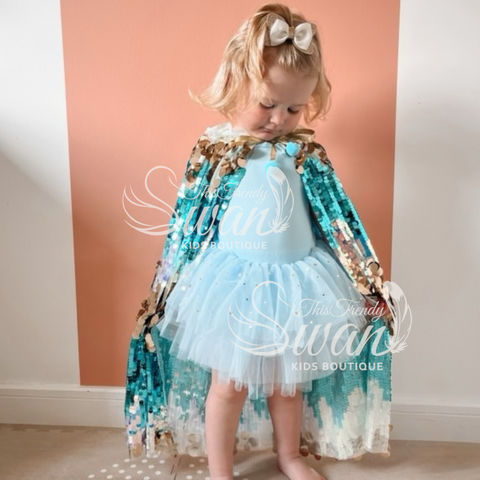 Marilla Cape- Blue