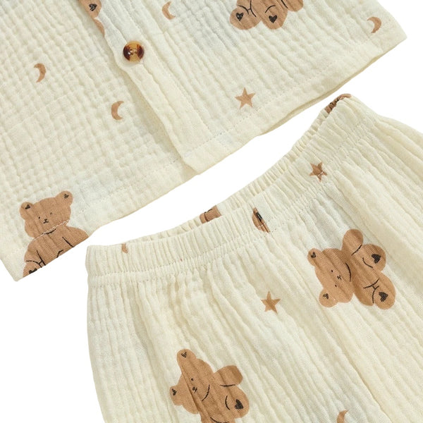 Muslin Teddy Pyjamas