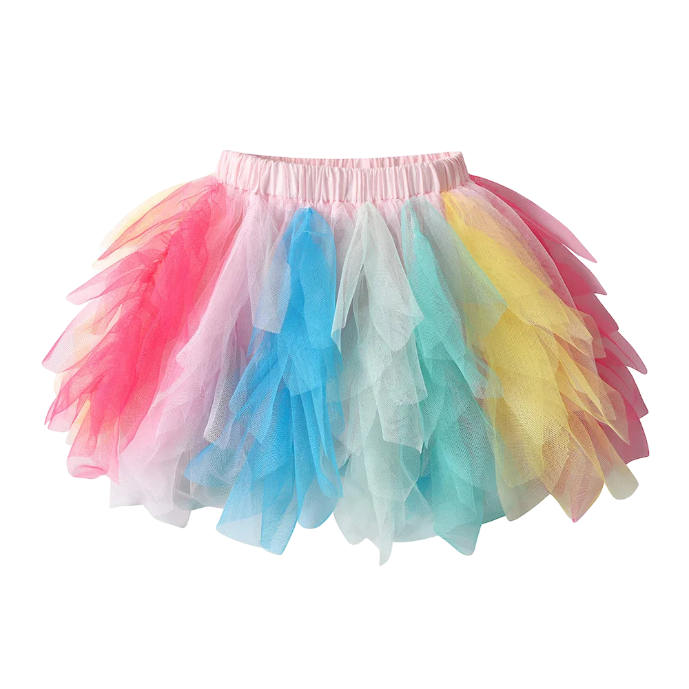 Rainbow Asymmetrical Skirt