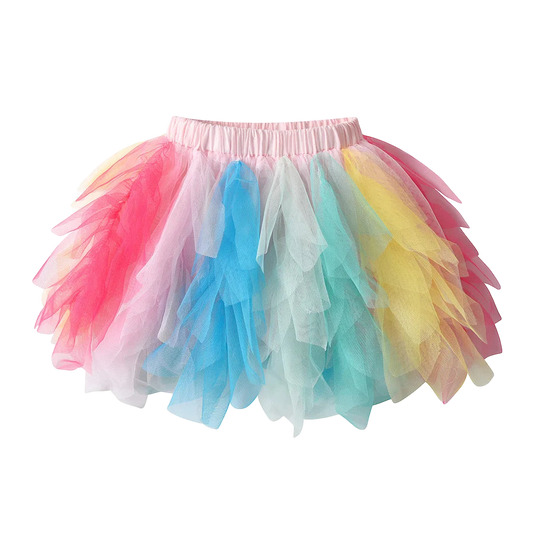 Rainbow Asymmetrical Skirt