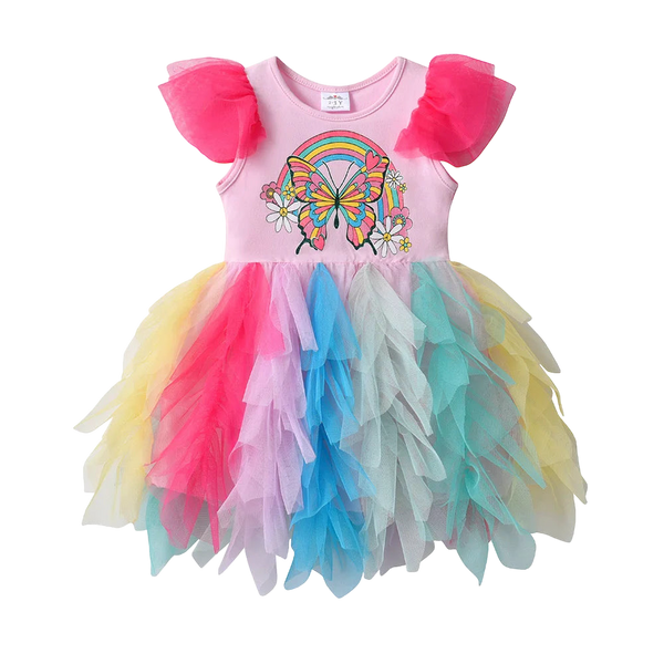Butterfly Dress - Rainbow