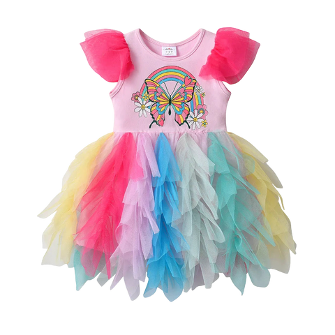 Butterfly Dress - Rainbow