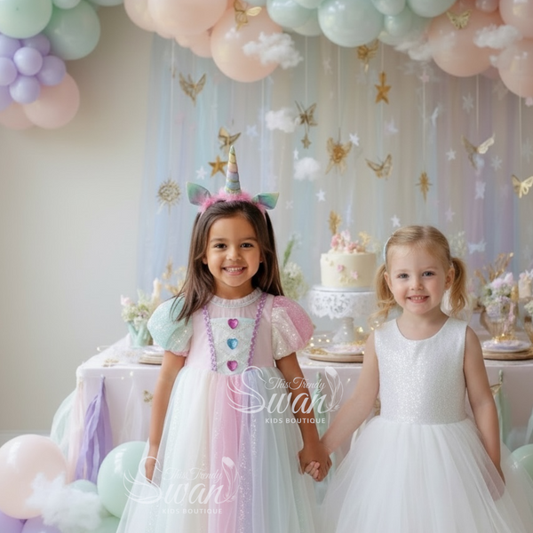 Arona Unicorn Rainbow Dress