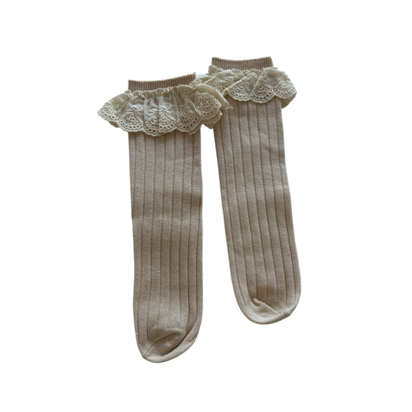 Broderie Anglaise Socks