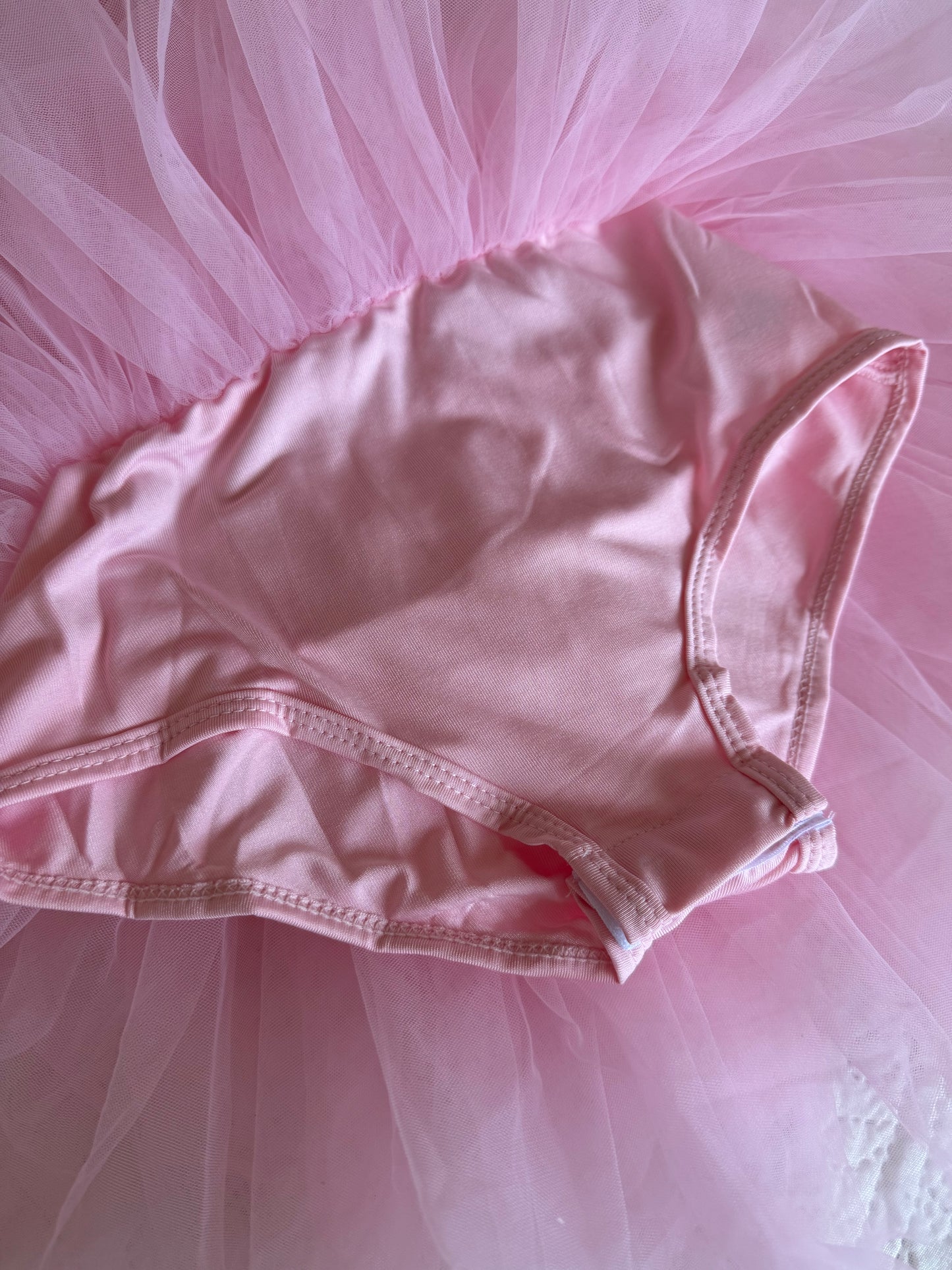 Leotard Tutu Dress - Baby Pink