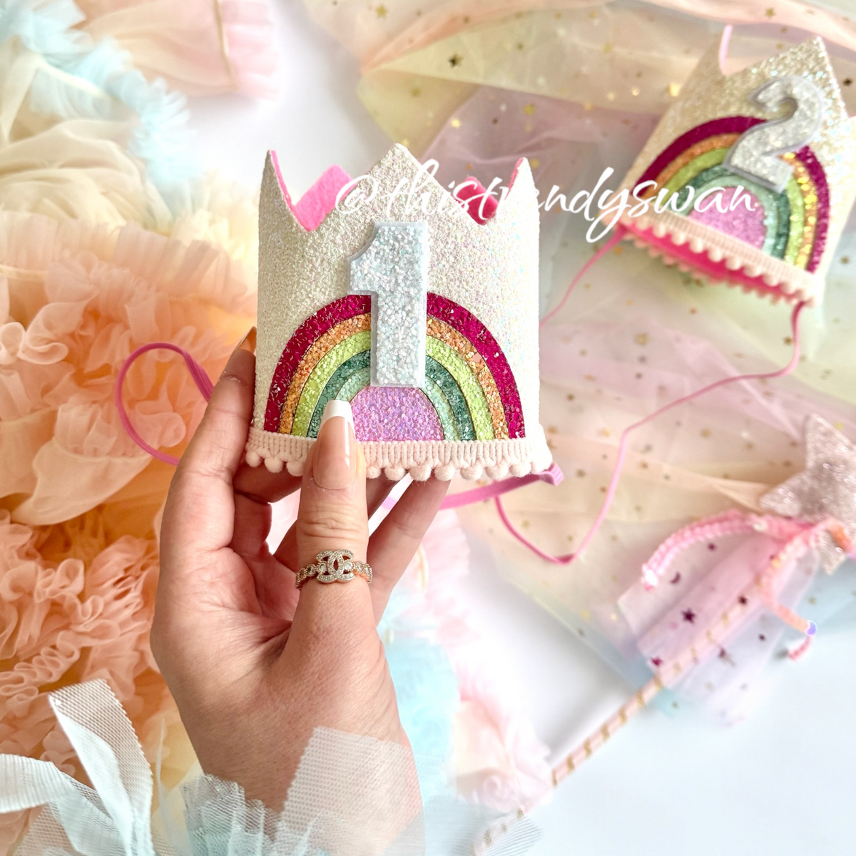 1st & 2nd Birthday Crown