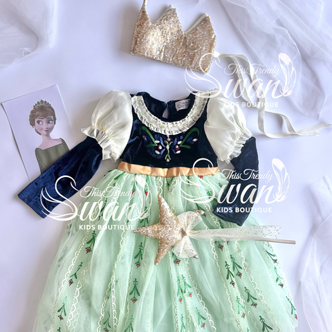 Princess Anna Frozen Dress