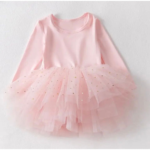Ballerina Dress Long Sleeve – Pink