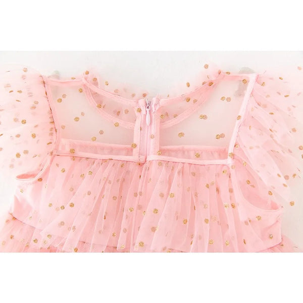 Callula Dress – Pink Dots