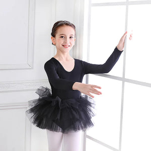 Ballerina Dress Long Sleeve – Black