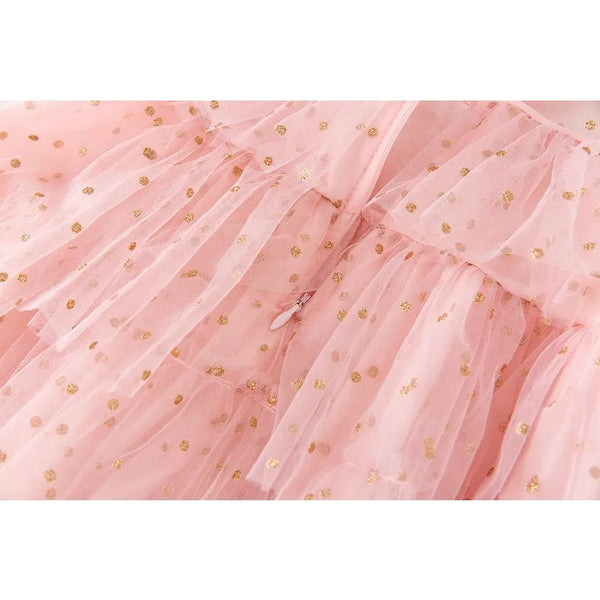 Callula Dress – Pink Dots