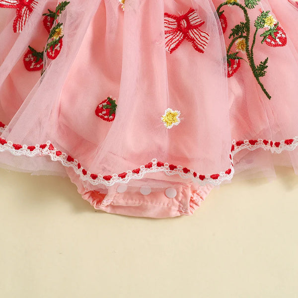 Strawberry Romper & Headband