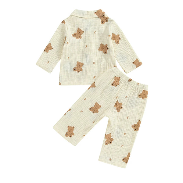 Muslin Teddy Pyjamas