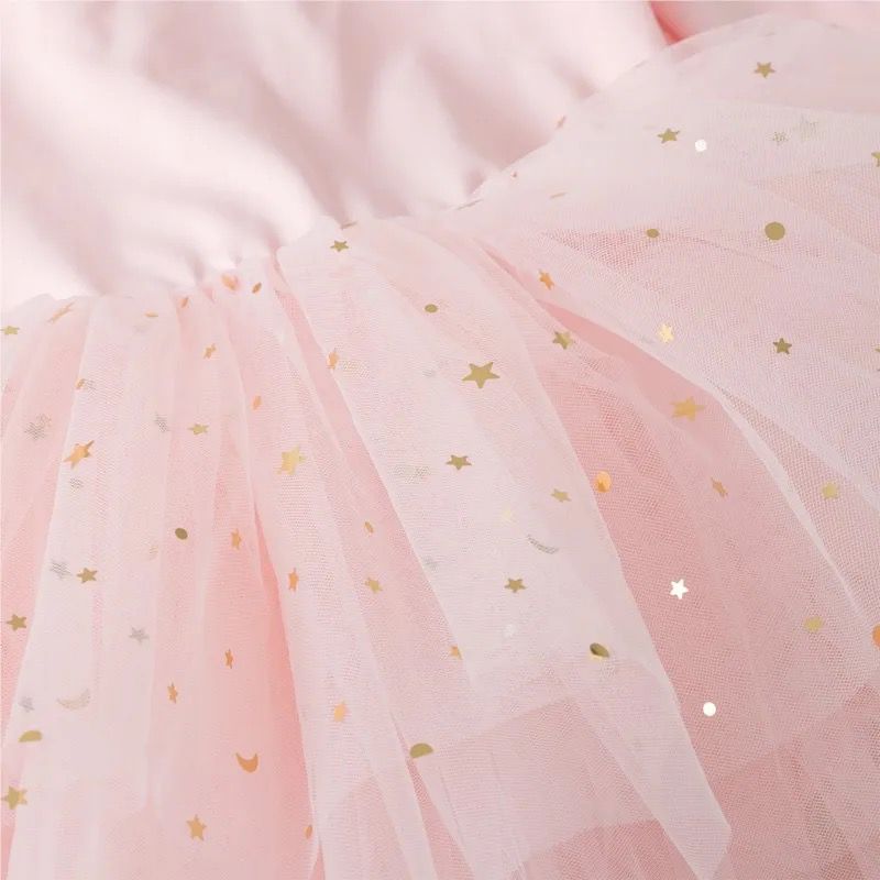 Leotard Tutu Dress Long Sleeve – Pink