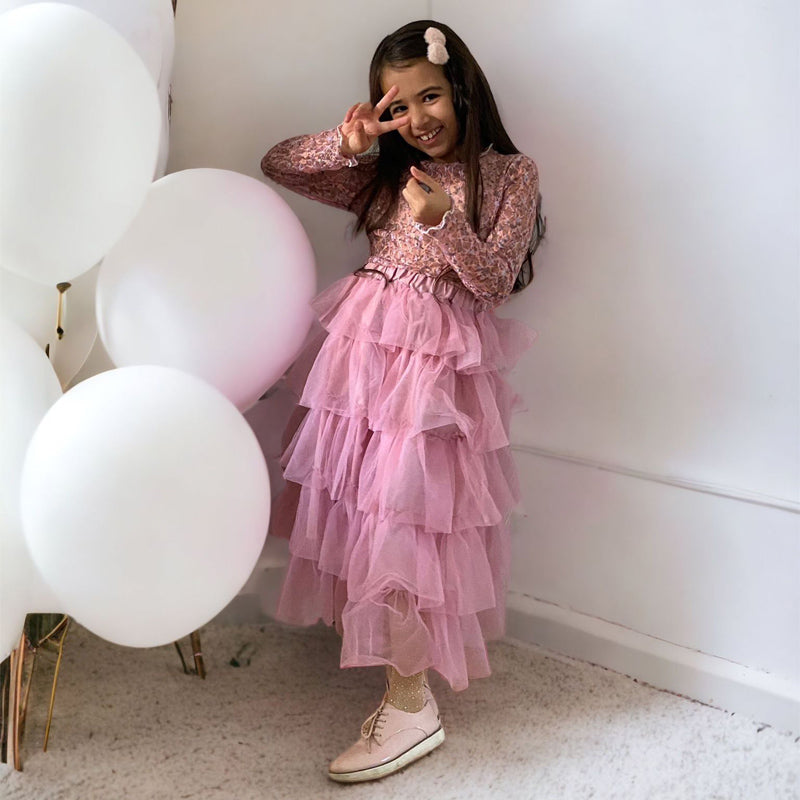 Lydia Tulle Skirt – Pink